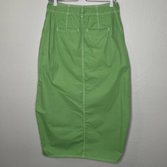 Pilcro Barrel Denim Midi Skirt - Picture 6 of 8